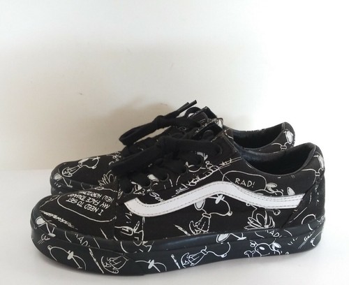vans noir snoopy