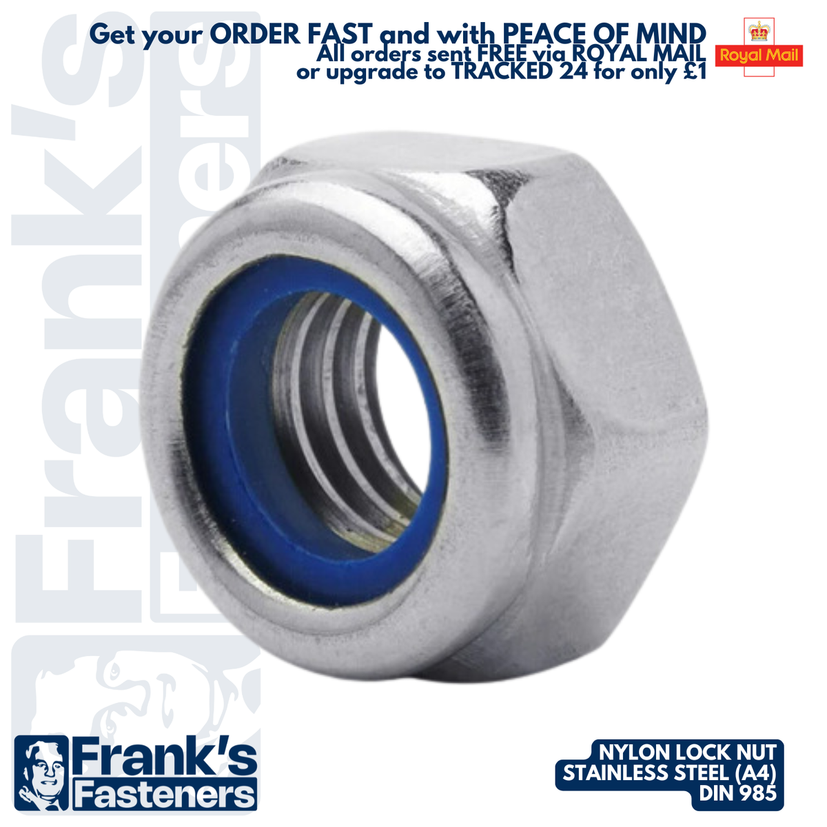 Null Rod 100pcs Nylon Inserire Dado Di Bloccaggio, M3 M4 M5 M6 M8 M10 M12 In Acciaio Inox Locknut Fastener Per La Manutenzione(M5 Antifurto Bullock - Foto 10