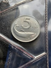 Repubblica Italiana 5 Lire 1985 Fdc Da Divisionale 