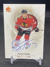 Dylan Strome 2020-21 SP Authentic Limited AUTO #15 Autograph Chicago Blackhawks