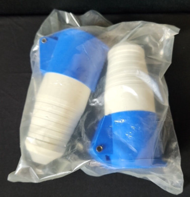 CEE 16A-6h/220-250V Type 213 Weatherproof Coupler Plug (Female) Lot of 2