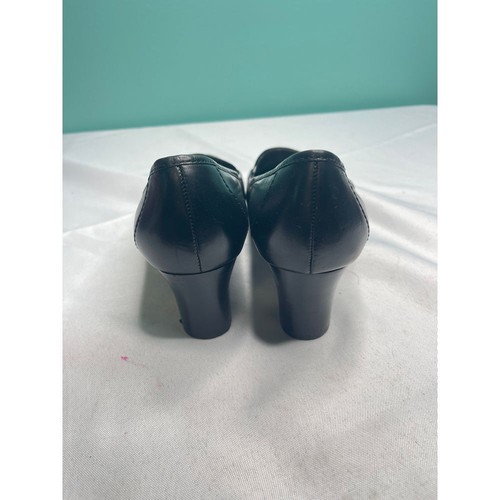 Elegantes mocasines de cuero negro de Franco Sarto - Imagen 4 de 7