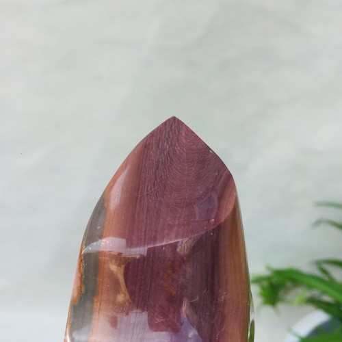 922g Natural Ocean Jasper Crystal Torch Stand Stone Wand Quartz Healing - 第 8/12 張圖片