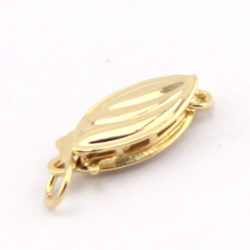 High Quality Jewelry Findings Real 14K Gold Plated Flower Hollow Box Clasp 10pcs - Picture 20 of 30