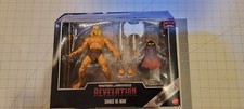 Masters of the Universe Revelation Savage He-Man w  Orko Figure Mattel Axe Hands
