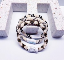 KHAKI -Original Roll-On  Bracelets, 7" round, made in Nepal 3 3 Sets 