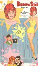 VINTGE 1960s BRENDA STARR PAPER DOLL RARE ORIG SIZE UNCUT REPOR READ ALL