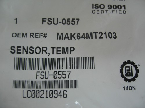 Water Temperature Sensor for E7. PAI # FSU-0557 Ref.# Mack 64MT2107 20705959 - Picture 2 of 12