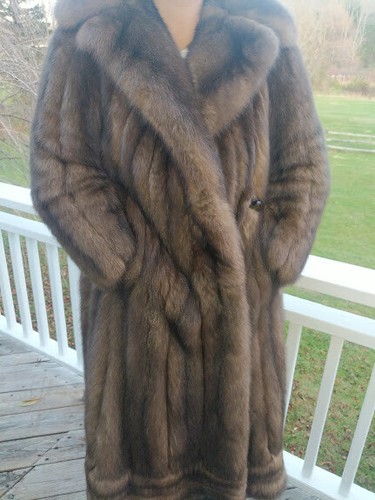 Russian Sable full length Fur Coat