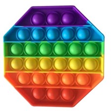 PUSH POP SILICONE SENSORY FIDGET TOY ANXIETY AN IT STRESS RELIEF POP BUBBLE GAME