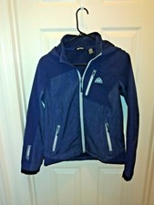 Snozu Water Repellant Jacket with Hood Soft Lining Youth Size Large 14/16 Navy