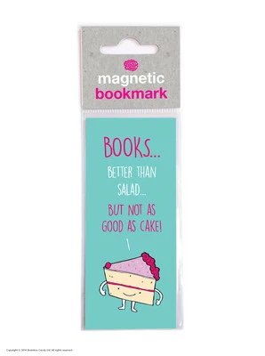 Brainbox Candy Not As Good As Cake magnetic bookmark funny novelty cheap gift