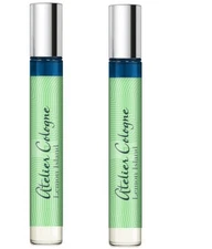 2 PC Atelier Cologne Lemon Island Cologne Absolue Perfume Travel Spray 0.14 oz 2