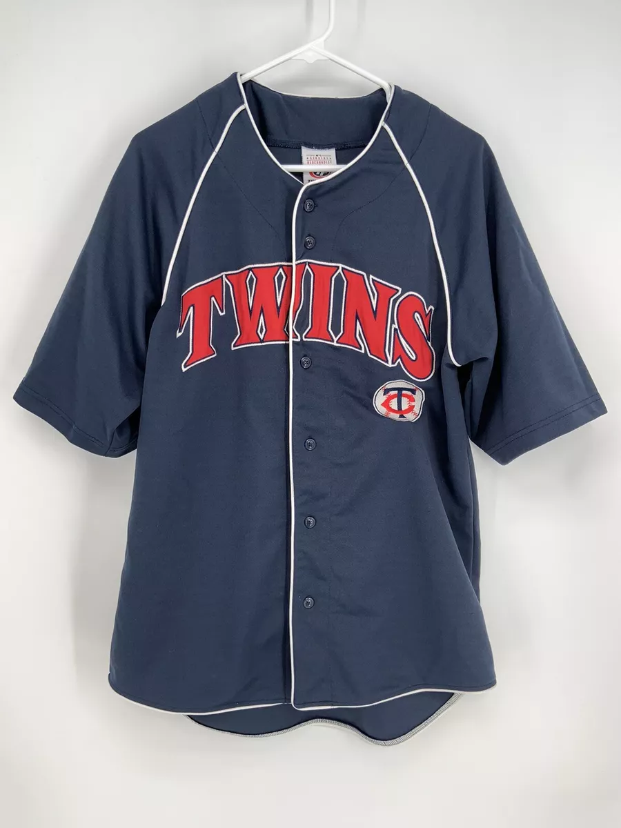 True Fan MLB Minnesota Twins Men's Navy Blue Baseball Jersey