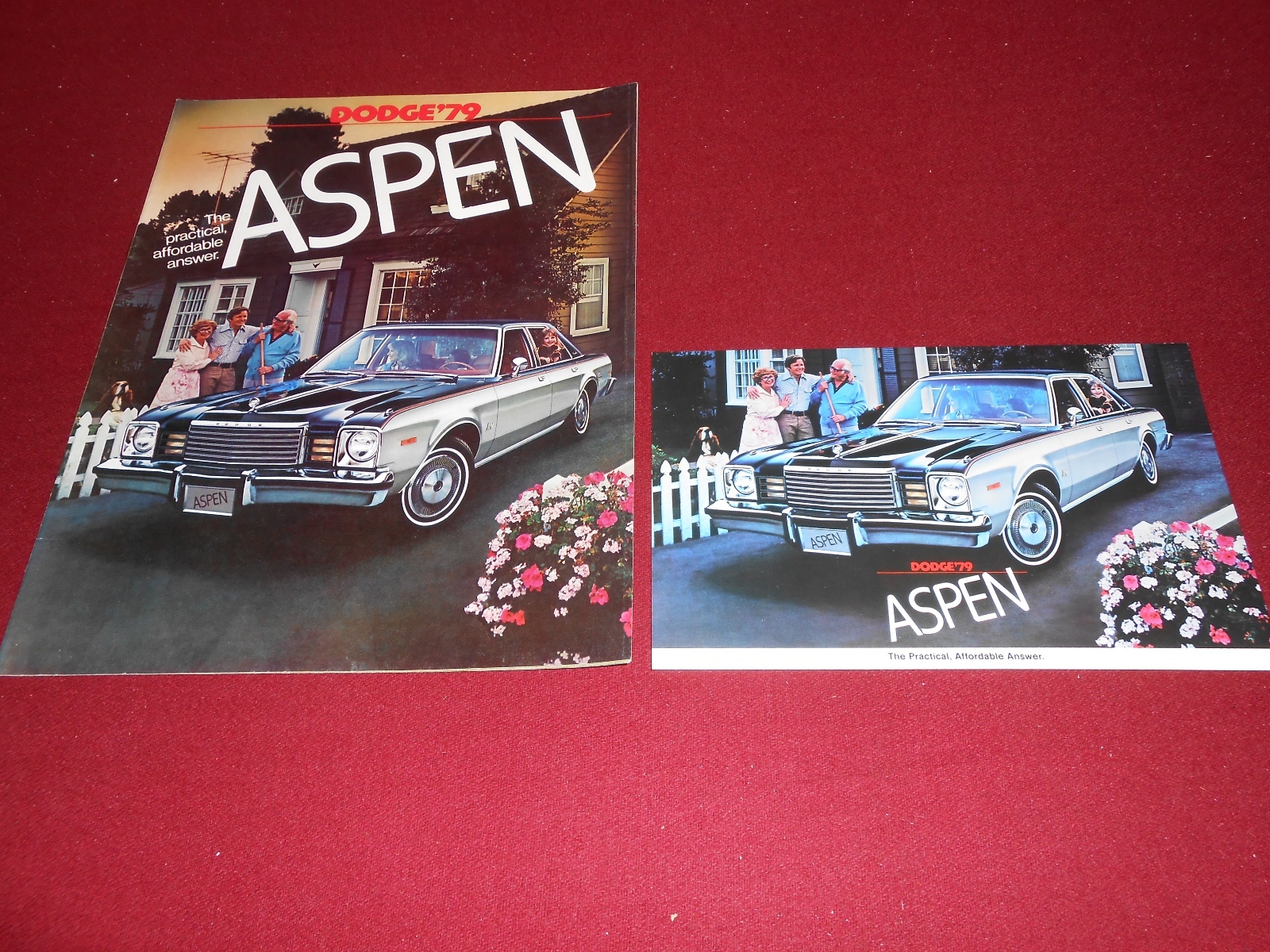 1979 DODGE ASPEN, R/T Etc. BROCHURE / CATALOG + ORIGINAL OVERSIZE