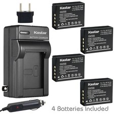 Travel Charger  4 battery for Fujifilm X-H1 X-M1 X-T1 X-T2 X-T3 X-T10 X-T20