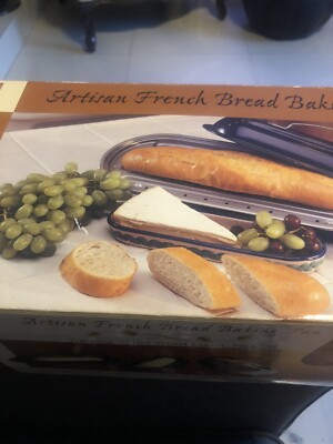 NB Baparoma Stream Baking Master Artisan French Bread Silver Metal Pans