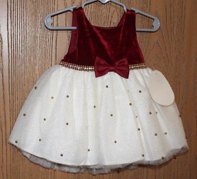 American Princess - Maroon Color Block - Infant Size - 12m