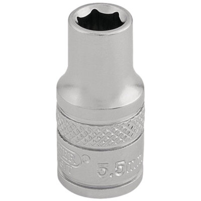 Draper Expert 16509 1/4'' Sq. Dr. Socket (5.5mm)