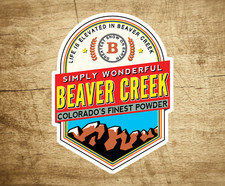 Ski Beaver Creek Colorado Decal Sticker 3.75" Skiing Snowboarding Vinyl