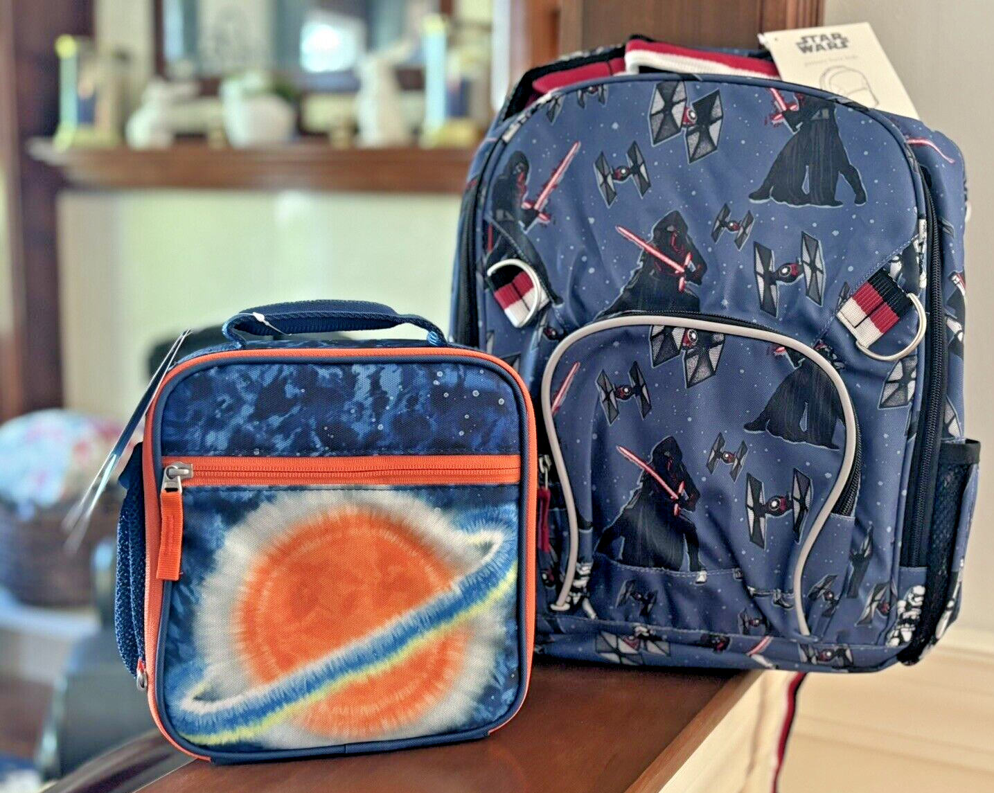 PONY Zaino scuola ceramica fienile Disney STAR WARS ZAINO solo lunch box borsa droide Jedi ? .