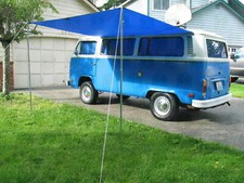 Blue Sun Canopy 260cm T2 T25 T4 T5 Campers,Caravan Gutter & Awning Rail C8515