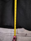 H&M Boucle Dress Wool Blend Black Details Removable Belt Gold Buttons By 2XLNwt