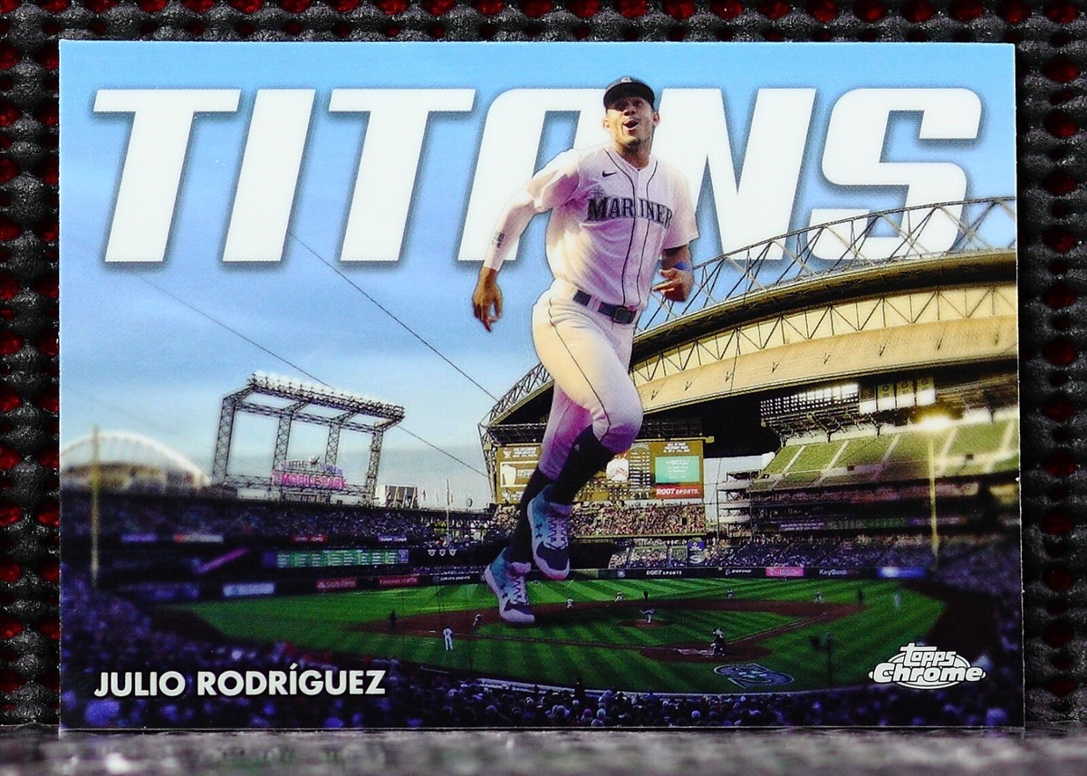 JULIO RODRIGUEZ - 2023 TOPPS CHROME TITANS #CT17 | eBay
