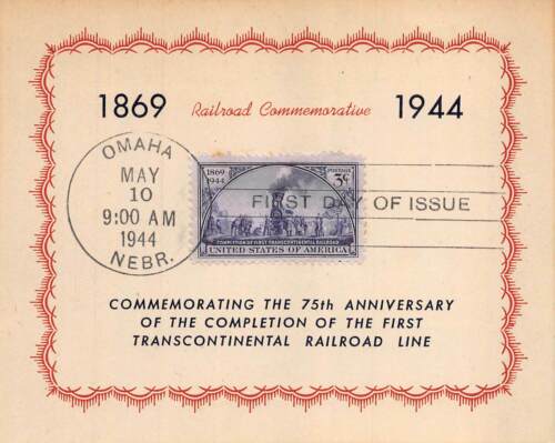 922 3c Railroad Clarence Reid 4" x 5" carte manteau plat attachée par Omaha NE [98712] - Photo 1 sur 1