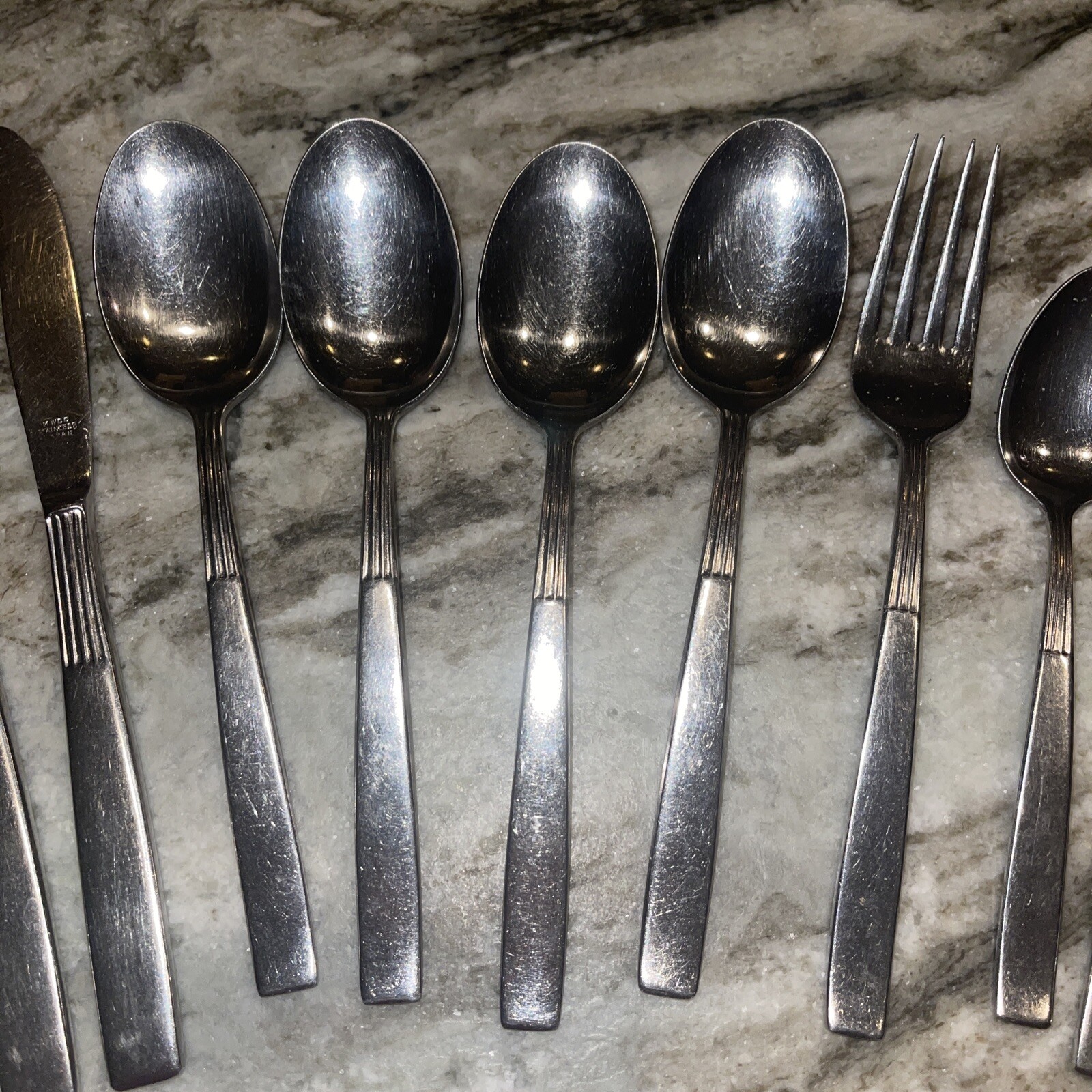 MWCo MONTGOMERY WARD STAINLESS STEEL JAPAN Silverware - Lot Of 10 | eBay