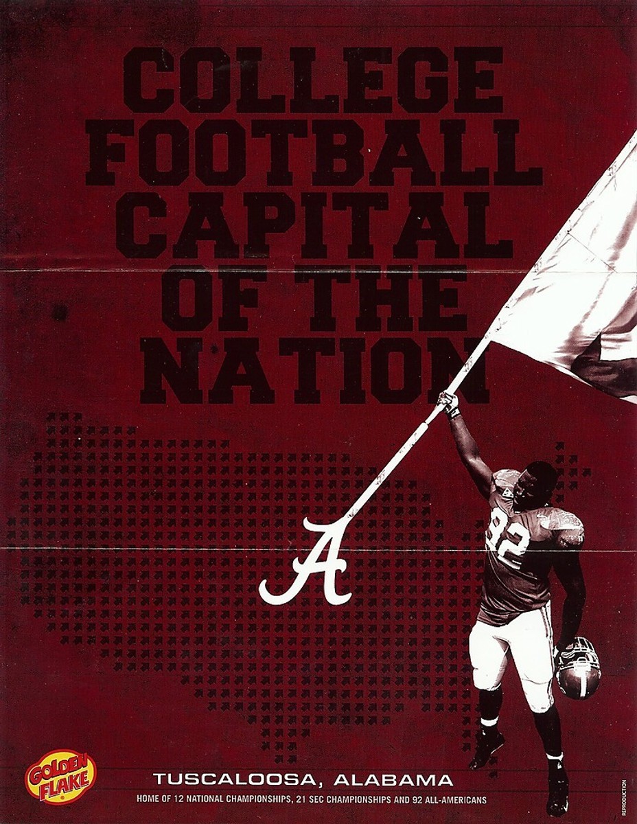Alabama College Football Capital of the Nation Mini Poster