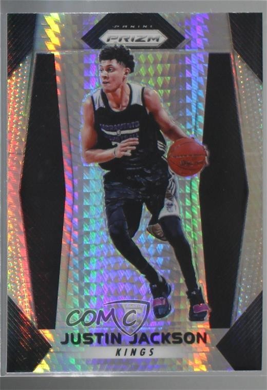 2017-18 Panini Prizm Hyper Prizm Justin Jackson #27 Rookie RC