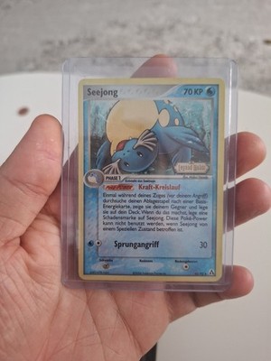 Pokémon Seejong 43/92 EX Legend Maker Reverse Holo Stamp Deutsch