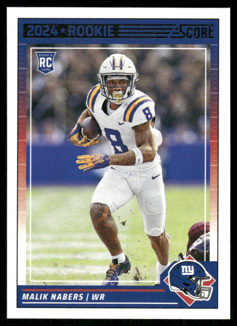 2024 Score Malik Nabers RC New York Giants #306