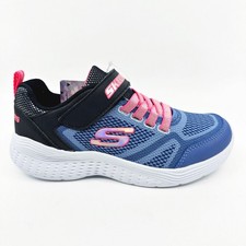 Skechers Snap Sprints Blue Pink Navy Kids Girls Sneakers