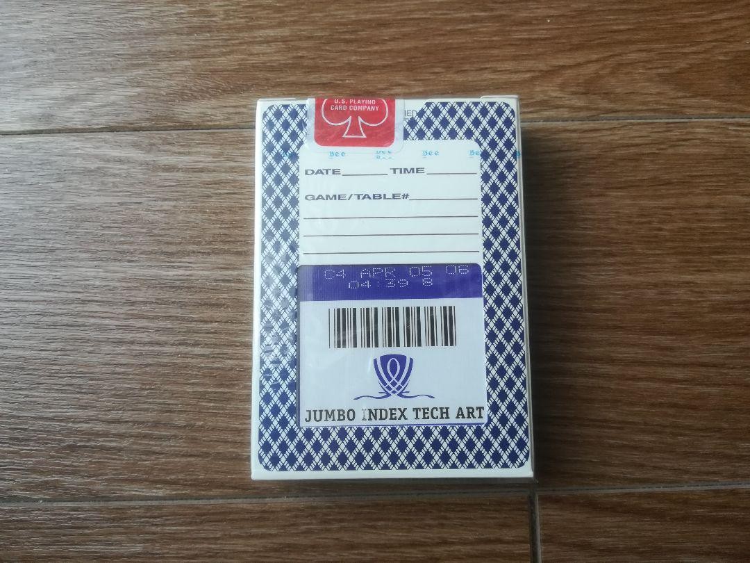 トランプ bee wynn deck jumbo index Bee Wynn Deck Jumbo Index Playing Cards Standard Size Used