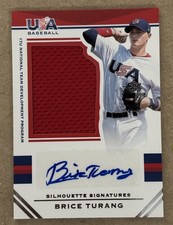 2017 PANINI USA STARS & STRIPES JUMBO SWATCH JERSEY SIGNATURE BRICE TURANG 20/49