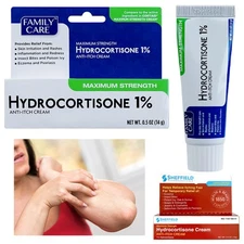 2 Hydrocortisone Cream Anti-Itch Skin Rash Itchiness Maximum Relief Insect Bites