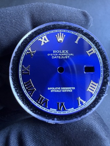 Rolex Quickset DateJust 36 Custom Blue Roman Dial For Ref. 16234 16014 116234
