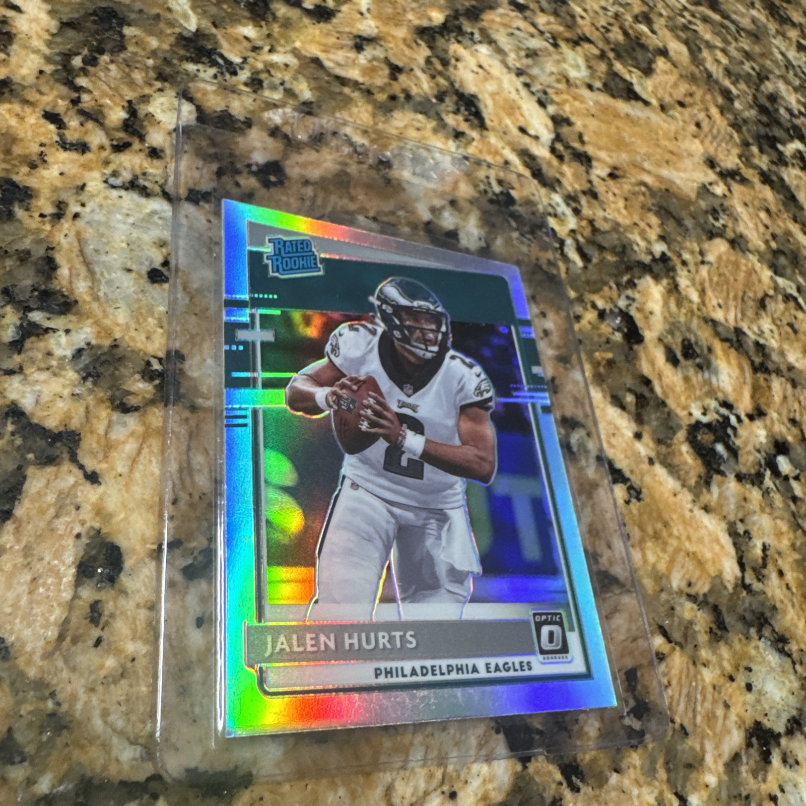 Jalen Hurts 2020 Optic #164 Holo Price Guide - Sports Card