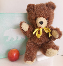 Vintage  Teddy Brown Bear Plush Toy Stuffed Animal  13"