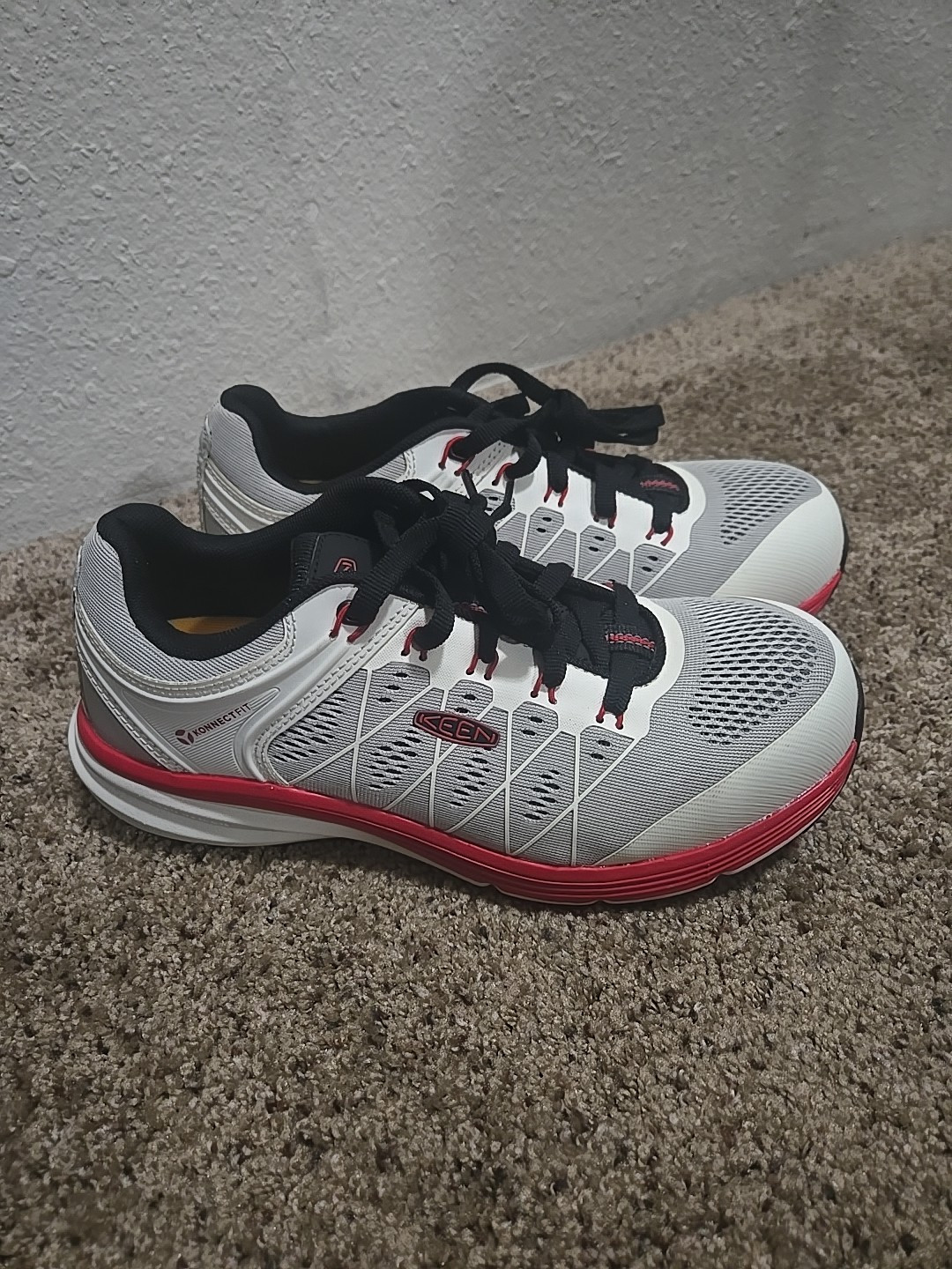 Keen Scarpe da Lavoro e Antinfortunistiche Uomo Vista Energy Grigio 7.5 Medium (D)