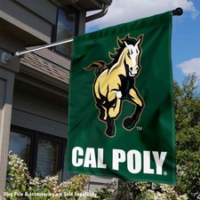 Cal Poly Mustangs Large 3x5 Foot College Flag - 100% Nylon, Officially Licensed, For Tailgating & Decor - View #5
