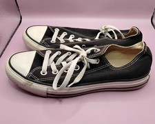 Converse Unisex Chuck Taylor All Star Low Slip On Black Canvas - Men 6/Women 8
