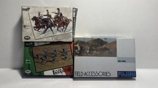 Lot 3. Model Kits 1/72 Napoleonic Dragoons, WWII Italian Infantry. Accessories