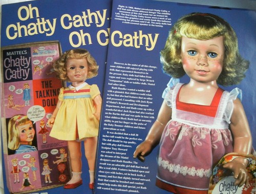10p History Article + Pics -  Vintage Mattel Chatty Cathy Dolls