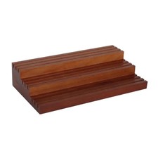 Coin Display Stand Wood Medal Stand for Collectors Desktop Office