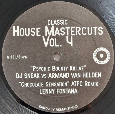Classic House Mastercuts Vol. 4 - Vinyl 12'' - Various Artists