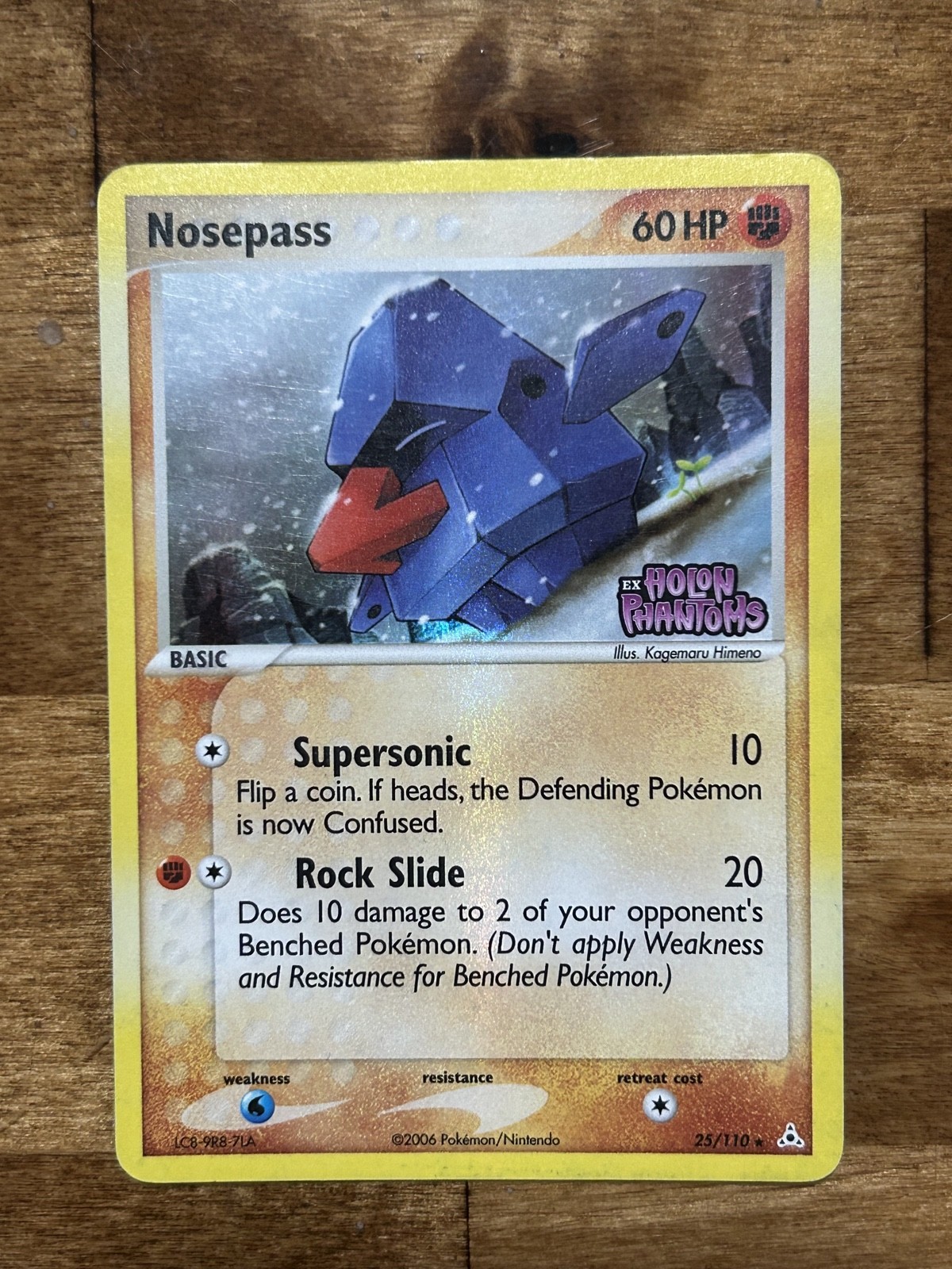 Pokemon Nosepass 25/110 EX Holon Phantoms Reverse Holo