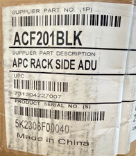 APC ACF201BLK Rack Side Air Distribution 2U 115V 60HZ
